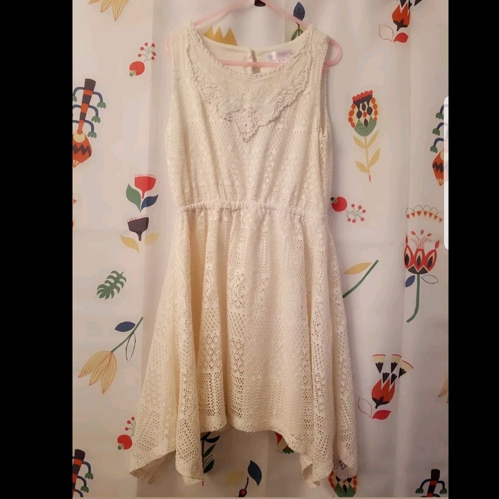 Xhilaration girls crochet dress size 7-8